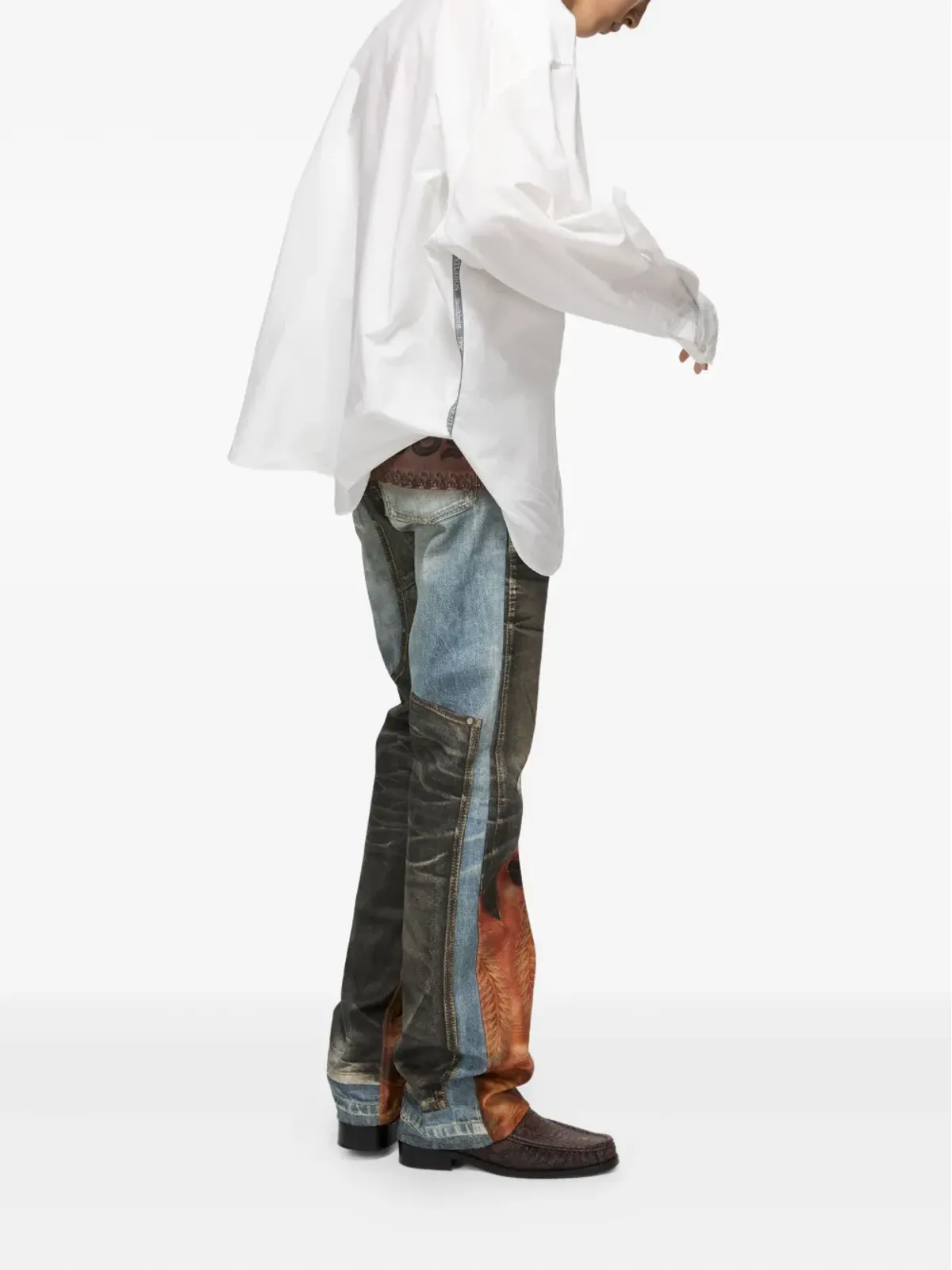 Acne Studios ロゴディテール コットンシャツ - 画像3