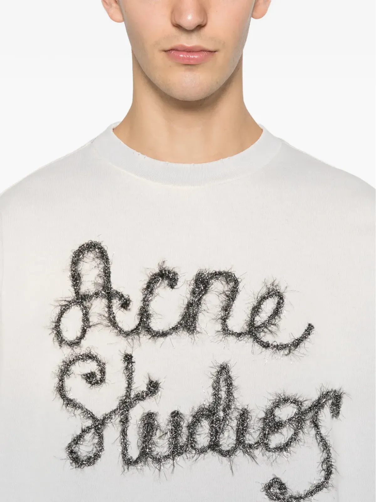 Acne Studios レイヤードロゴTシャツ - 画像5