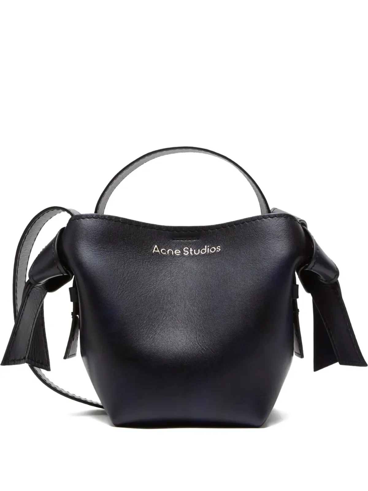 Acne Studios ミニ Musubi knot-detail ショルダーバッグ - ブルー - 画像1