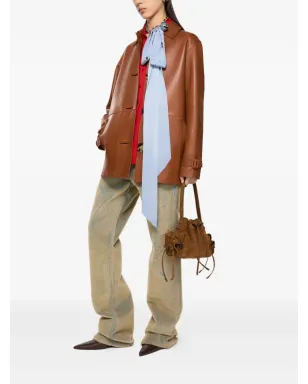 Acne Studios ミニ マルチポケット スエード ショルダーバッグ - サムネイル2