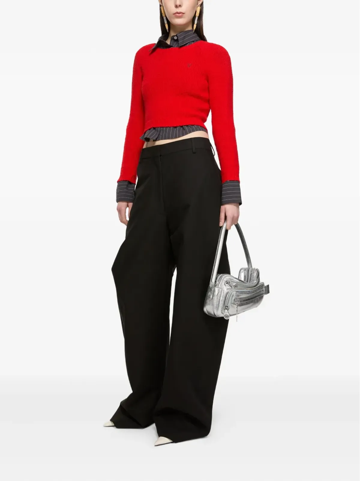 Acne Studios Camero Party メタリック仕上げショルダーバッグ - 画像2