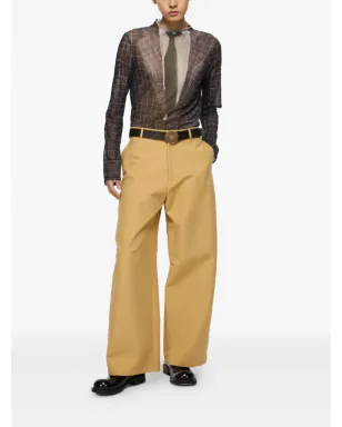 Acne Studios オーガニックコットンパンツ ブラウン - サムネイル2