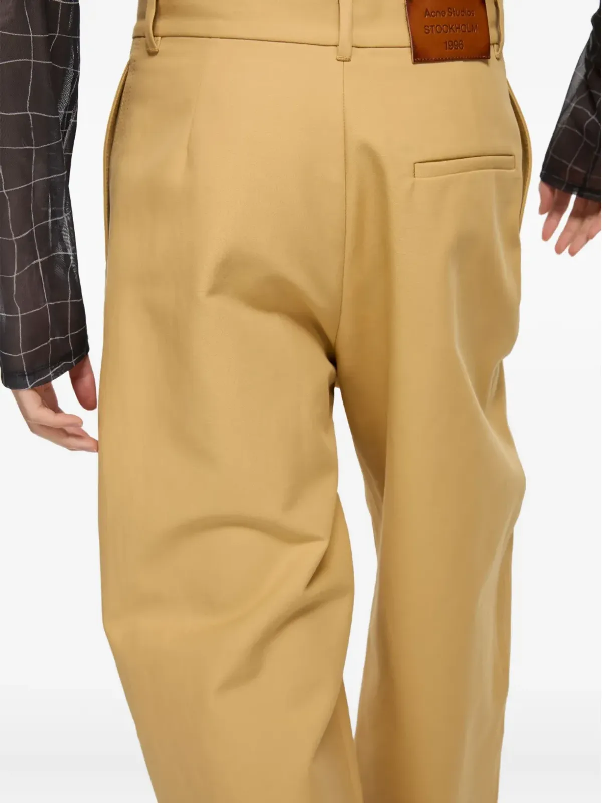 Acne Studios オーガニックコットンパンツ ブラウン - 画像4