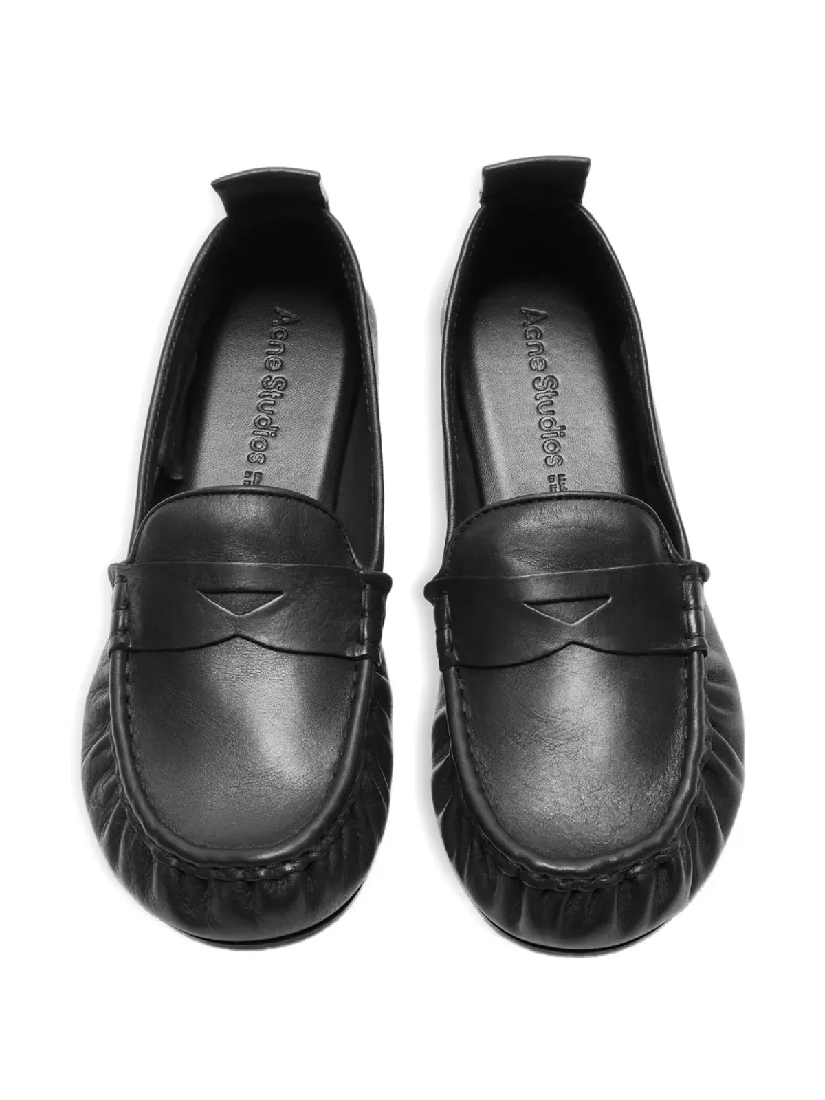 Acne Studios ペニースロット レザーローファー - 画像3