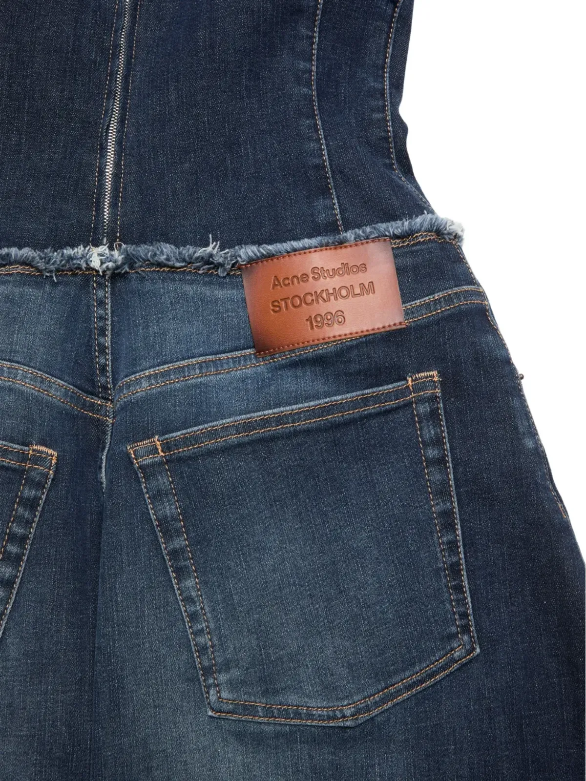 Acne Studios ほつれデニムドレス - 画像5