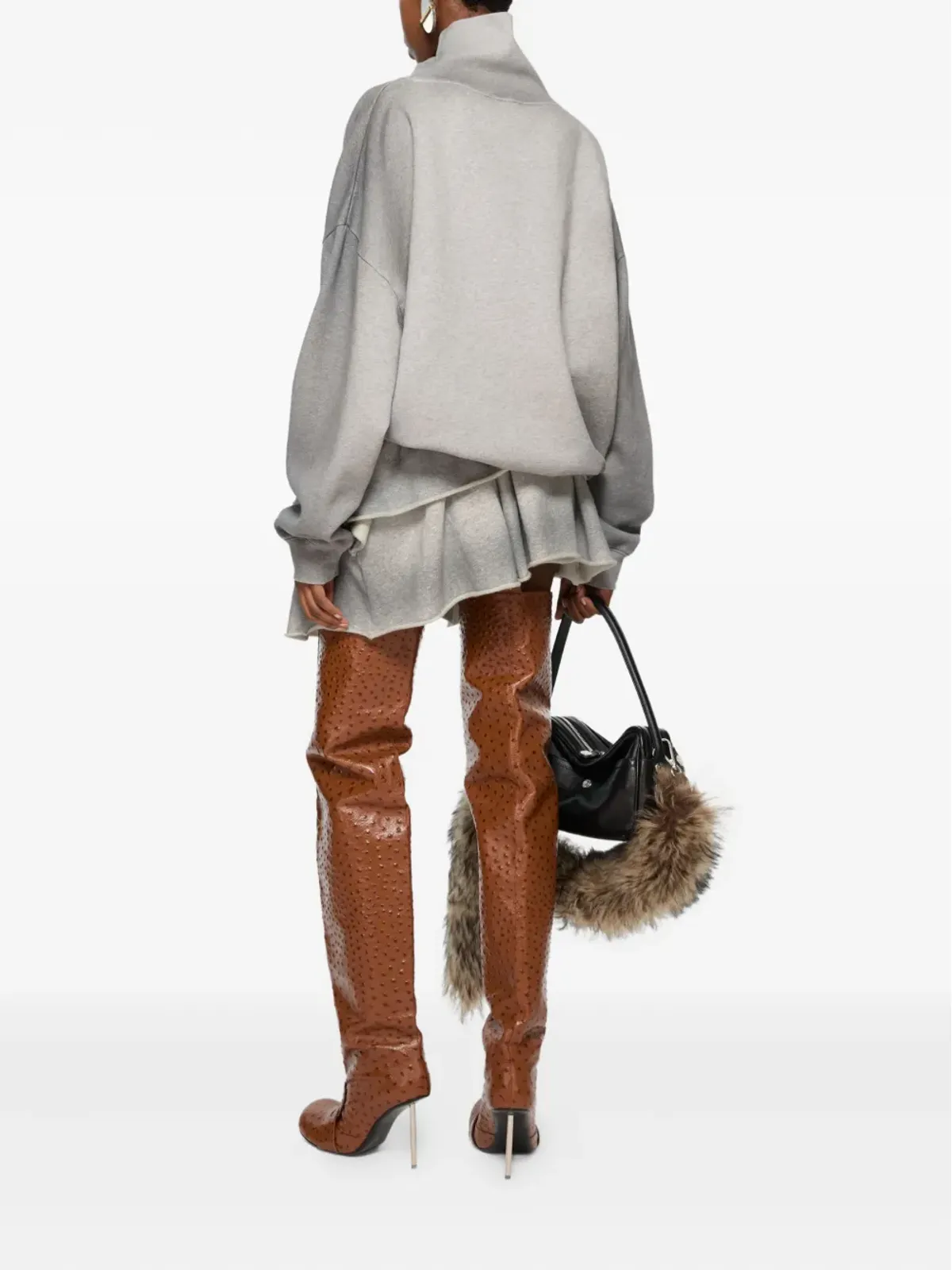Acne Studios ドローストリングミニスカート - 画像3