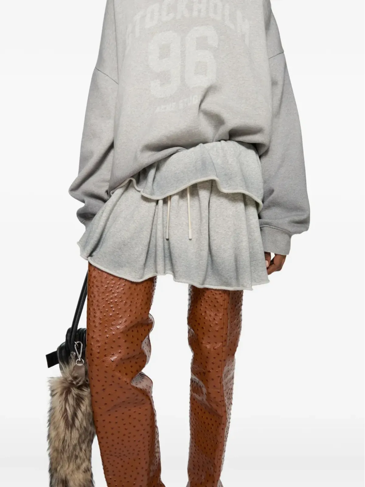 Acne Studios ドローストリングミニスカート - 画像4