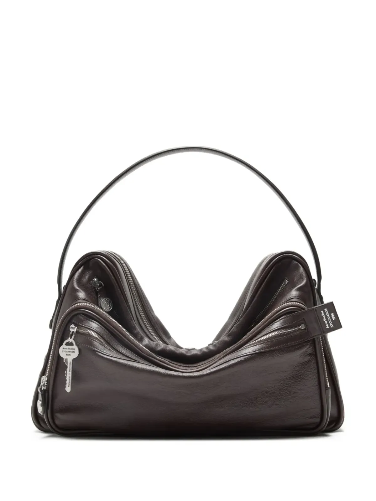 Acne Studios Camero レザーショルダーバッグ - 画像1