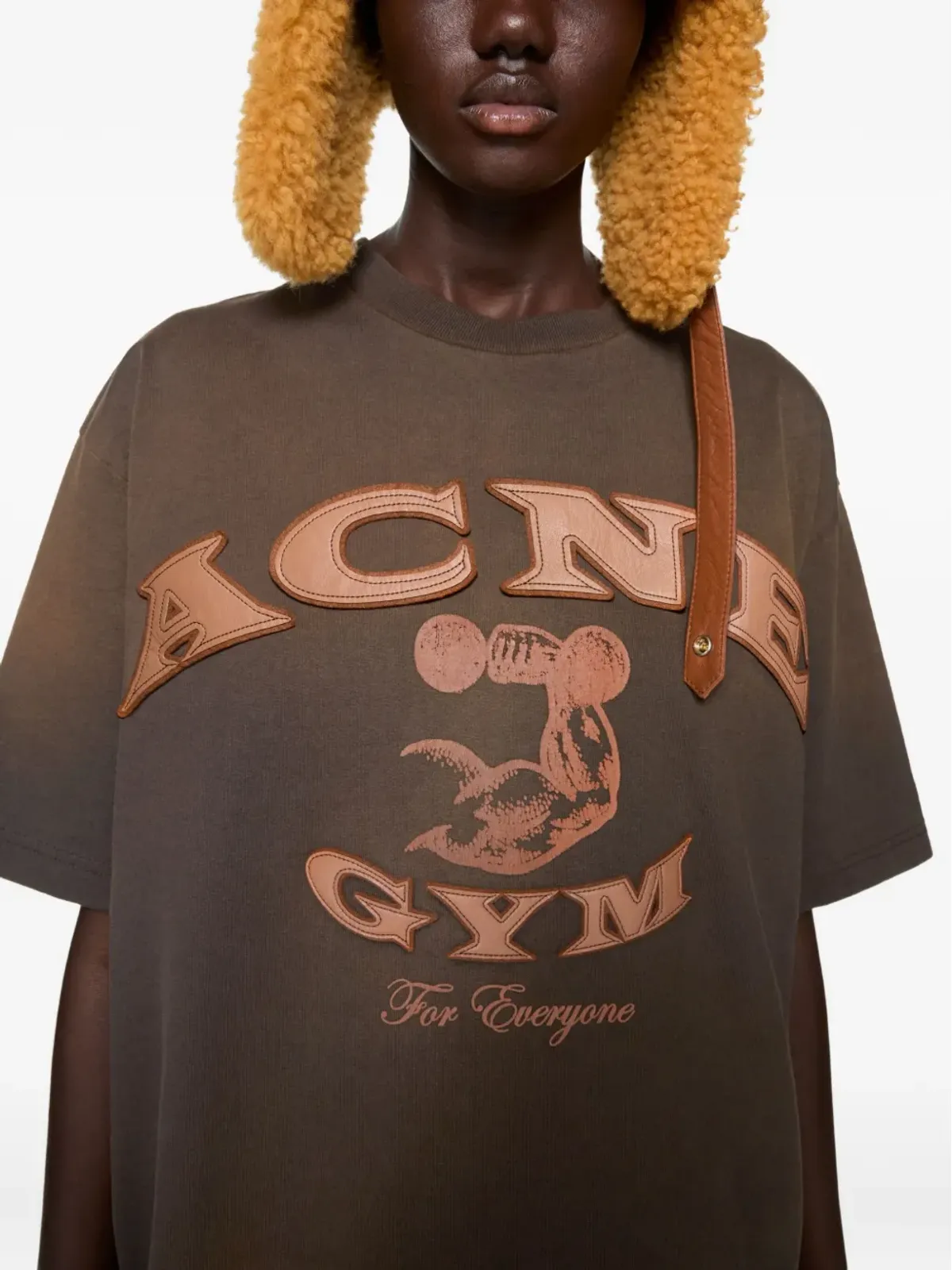 Acne Studios ロゴアップリケ Tシャツ - 画像5