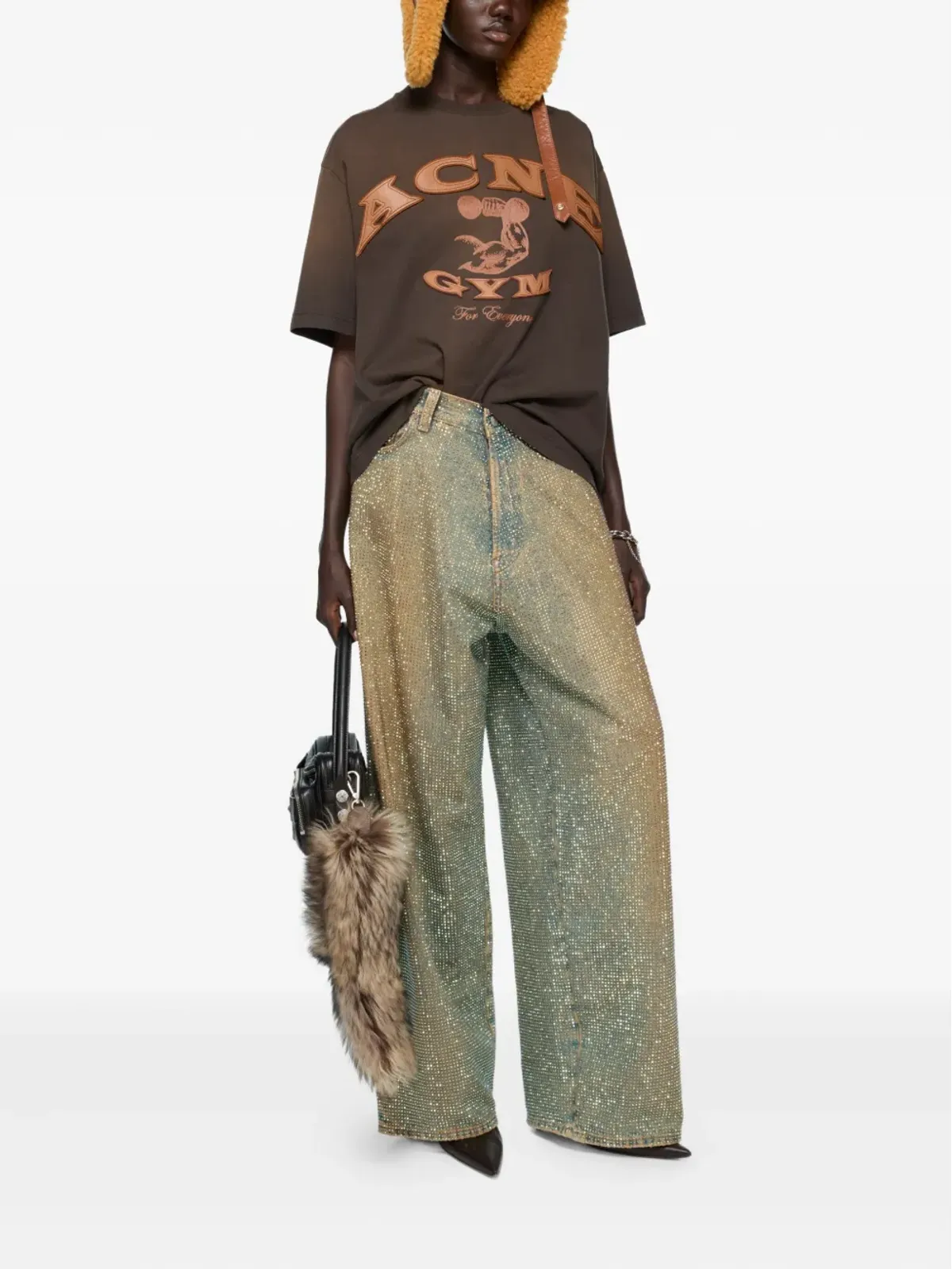 Acne Studios ロゴアップリケ Tシャツ - 画像2