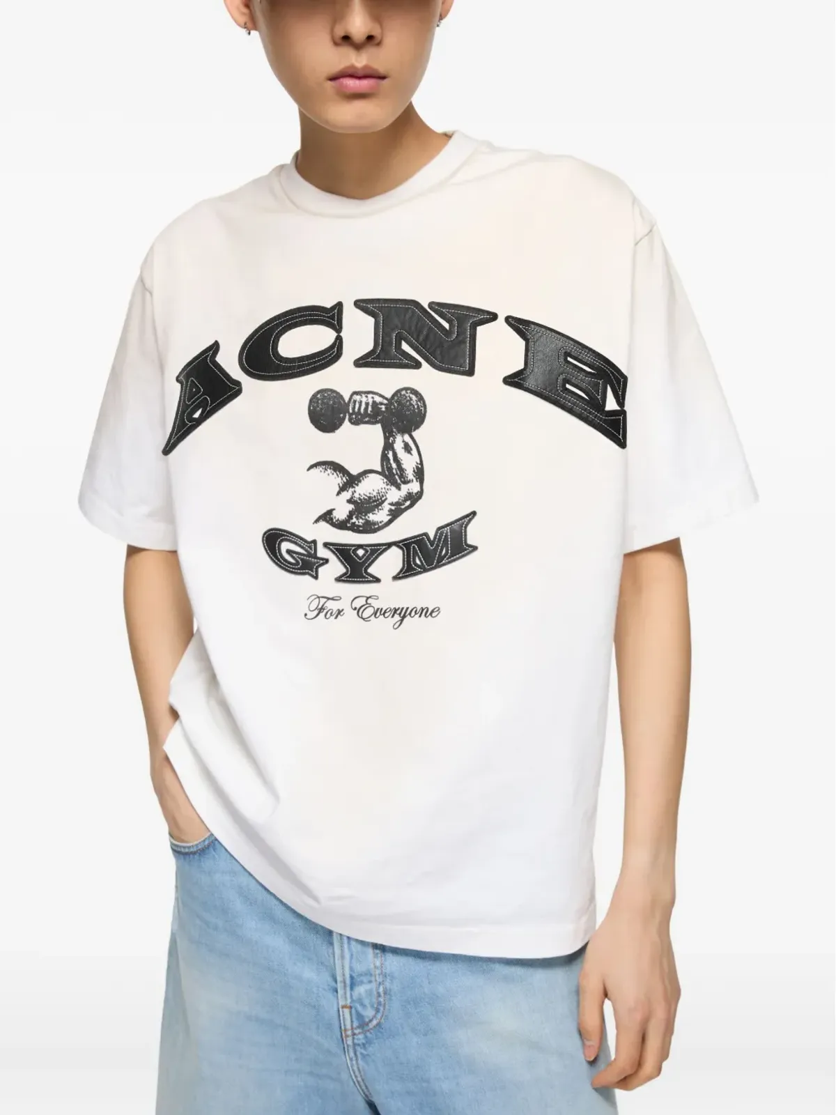 Acne Studios ロゴプリントTシャツ - 画像3