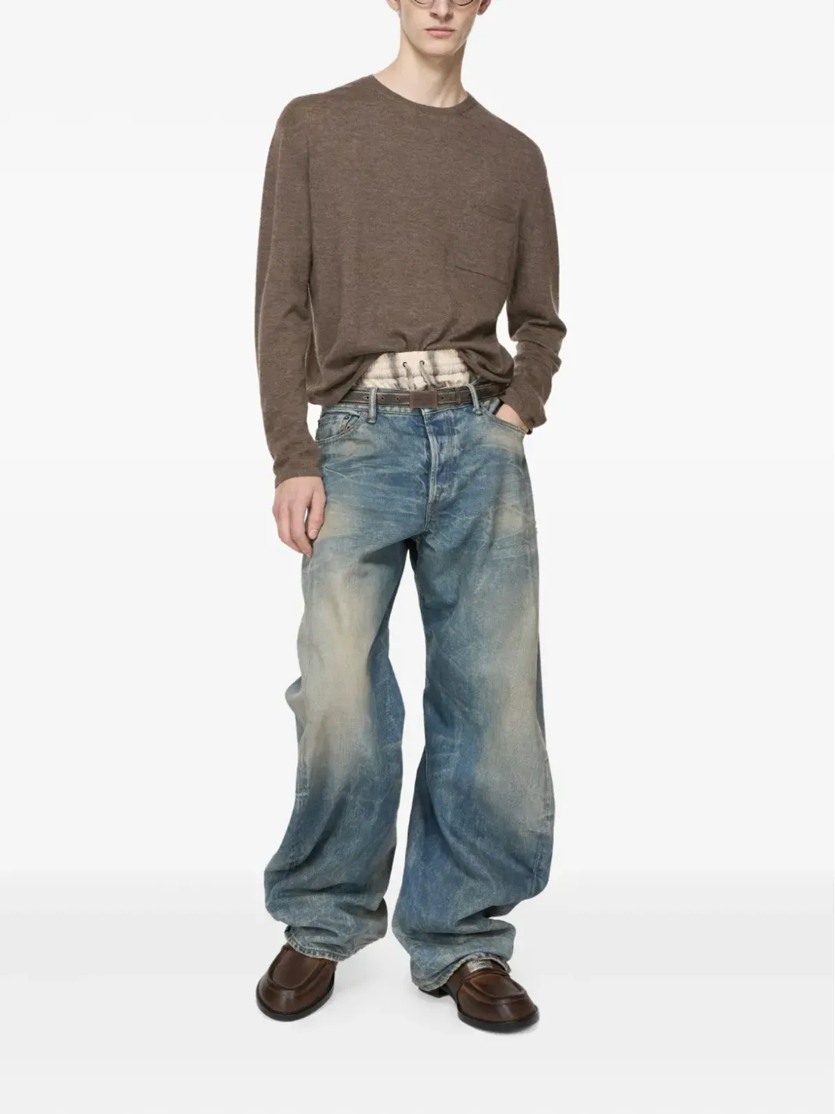 Acne Studios チェストポケット付き長袖セーター - 画像2