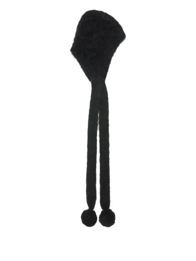 Acne Studios Acne Studios ポンポンディテールの帽子 - ブラックの商品画像