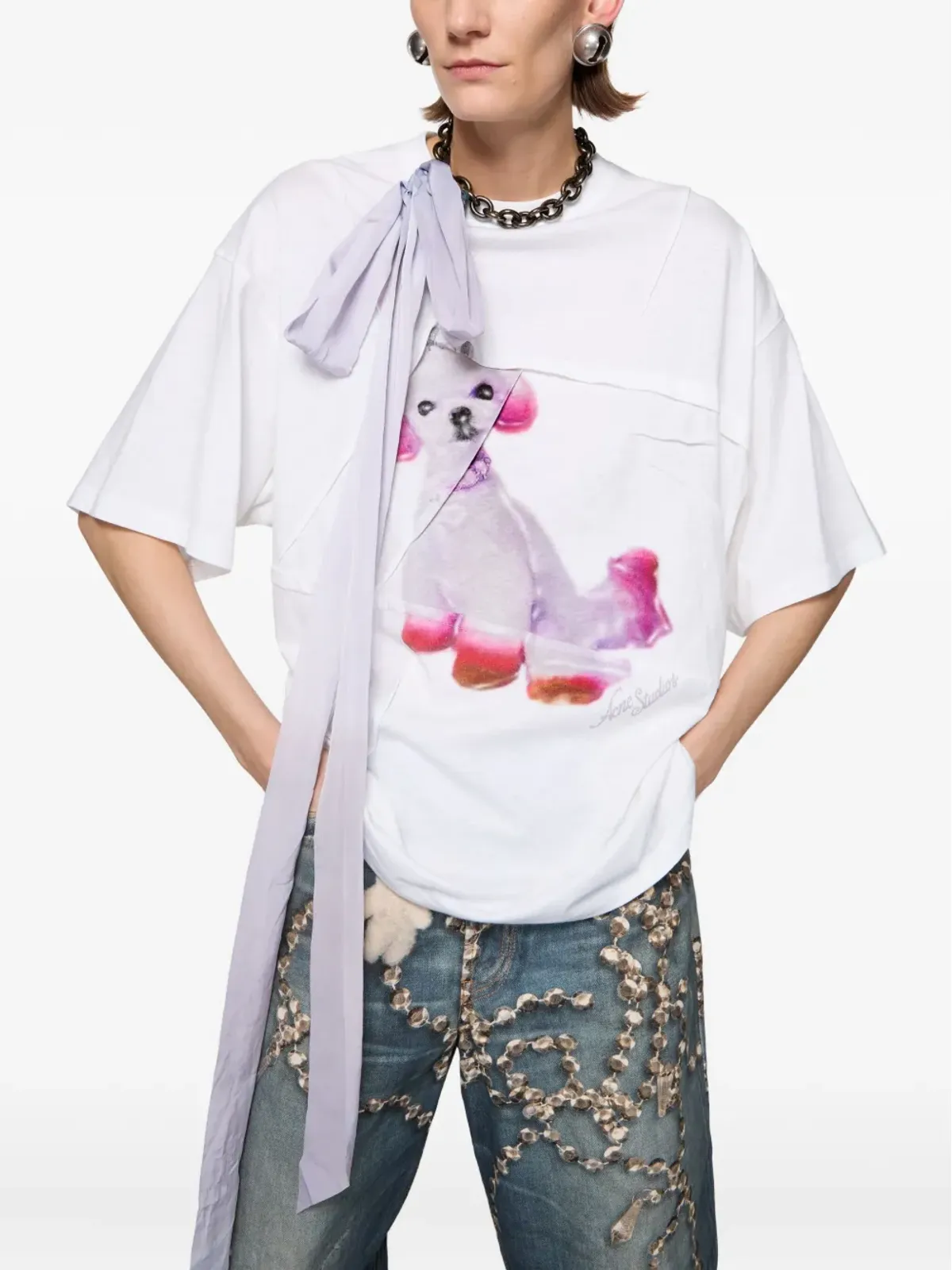 Acne Studios グラフィックTシャツ - 画像4