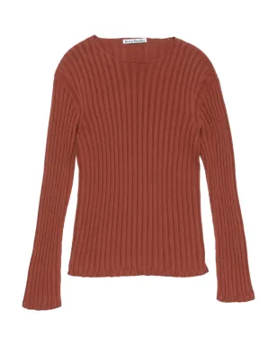 Acne Studios リブ編みコットンセーター - サムネイル1