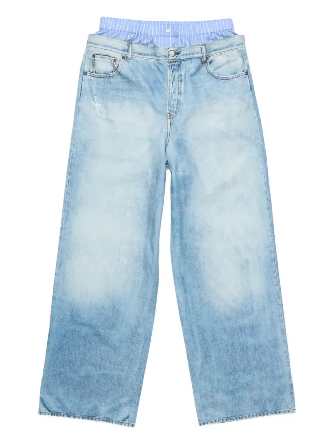 Acne Studios Acne Studios トロンプ・ルイユパンツ - ブルーの商品画像