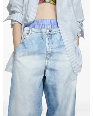 Acne Studios トロンプ・ルイユパンツ - ブルー - サムネイル5