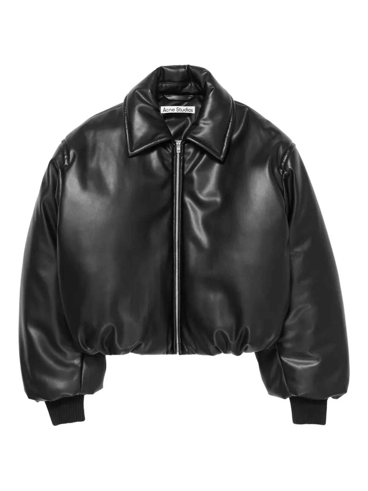 Acne Studios パッド入りレザージャケット - 画像1