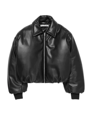 Acne Studios パッド入りレザージャケット - サムネイル1