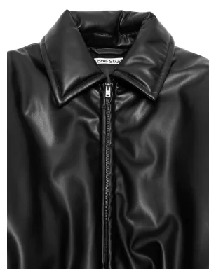 Acne Studios パッド入りレザージャケット - サムネイル5