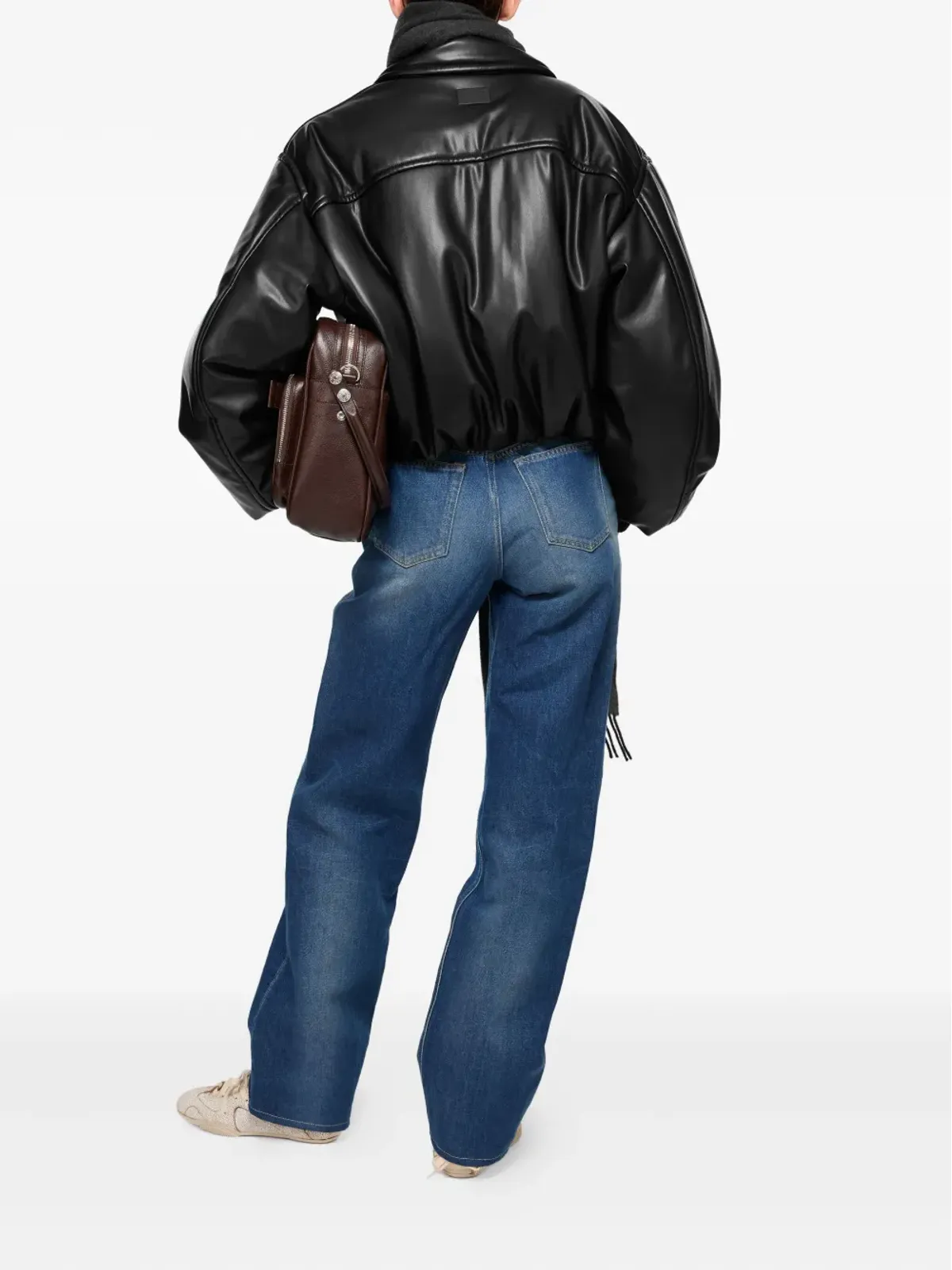 Acne Studios パッド入りレザージャケット - 画像3