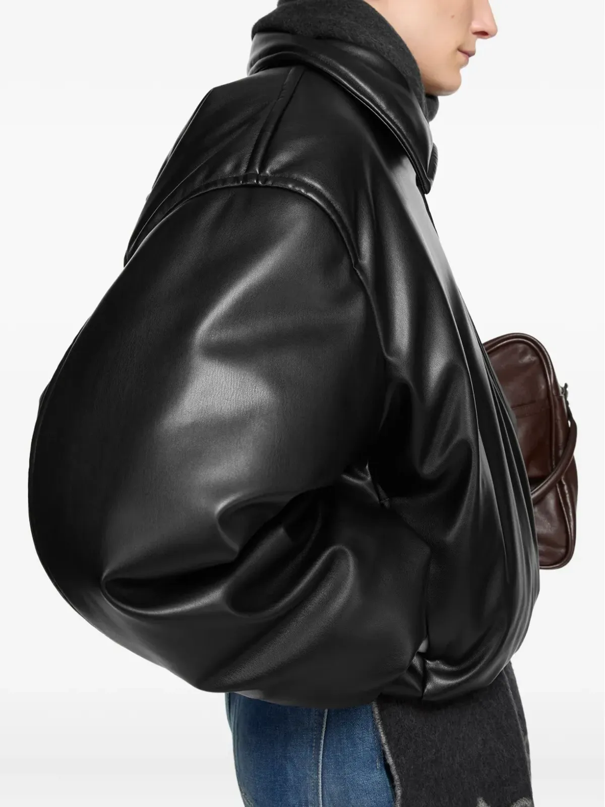 Acne Studios パッド入りレザージャケット - 画像4