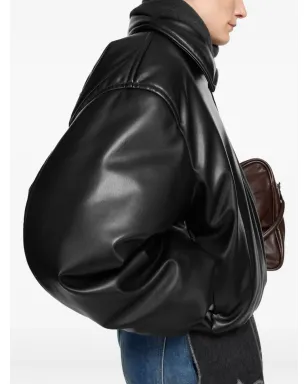 Acne Studios パッド入りレザージャケット - サムネイル4