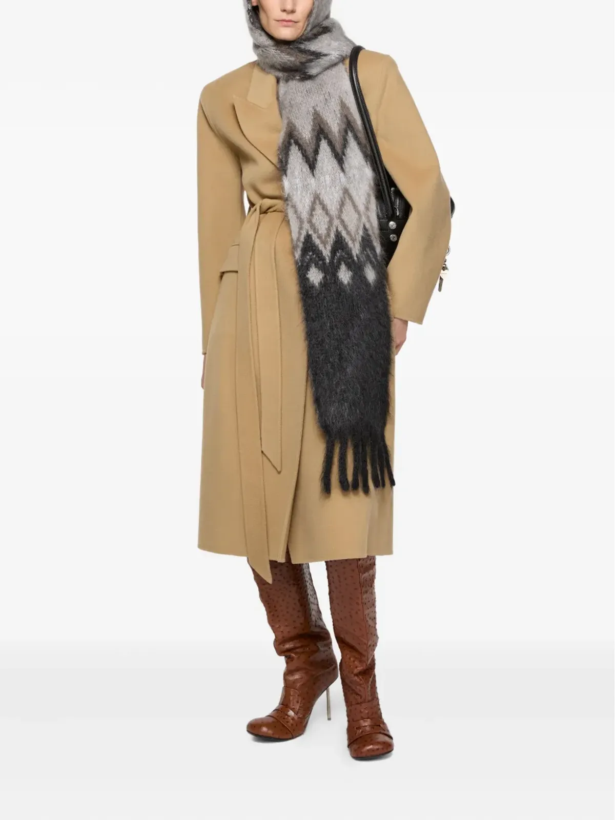 Acne Studios ベルト付きコート - 画像2