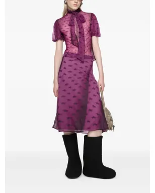 Acne Studios 星柄パフスリーブトップス - サムネイル2