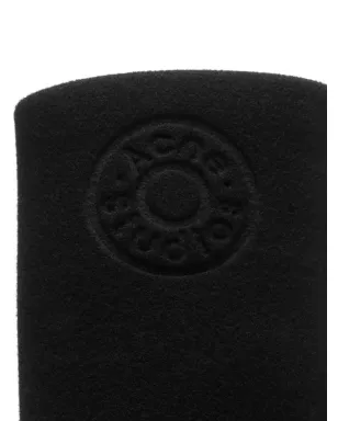 Acne Studios ロゴディテール フェルトブーツ - サムネイル3