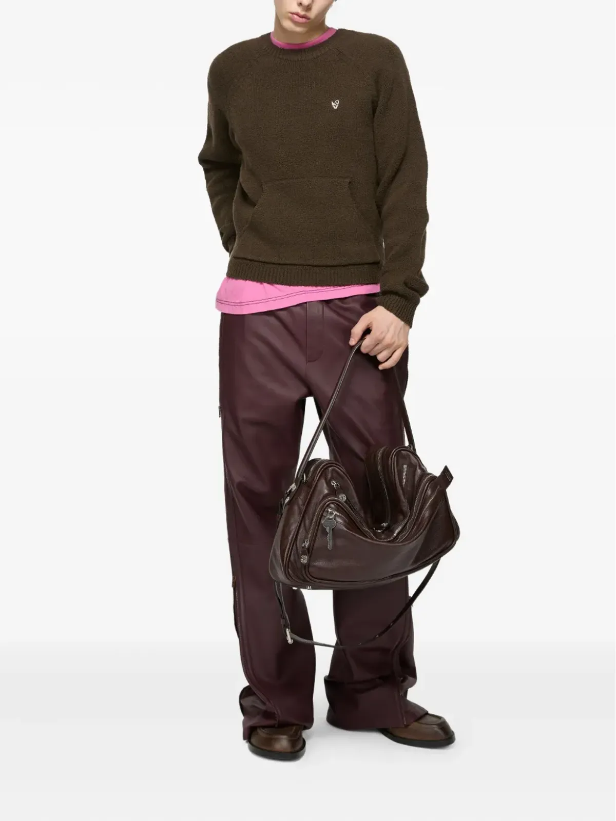 Acne Studios ポケットディテール ラグランスリーブ セーター - 画像2