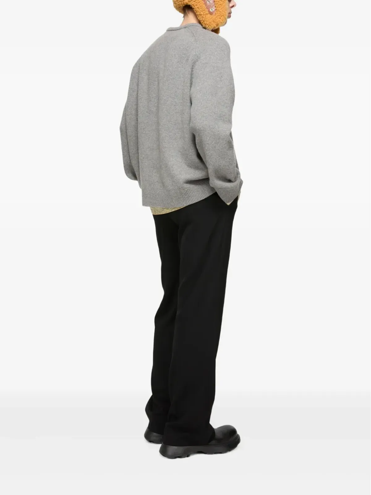 Acne Studios Vネック ロゴセーター - 画像3