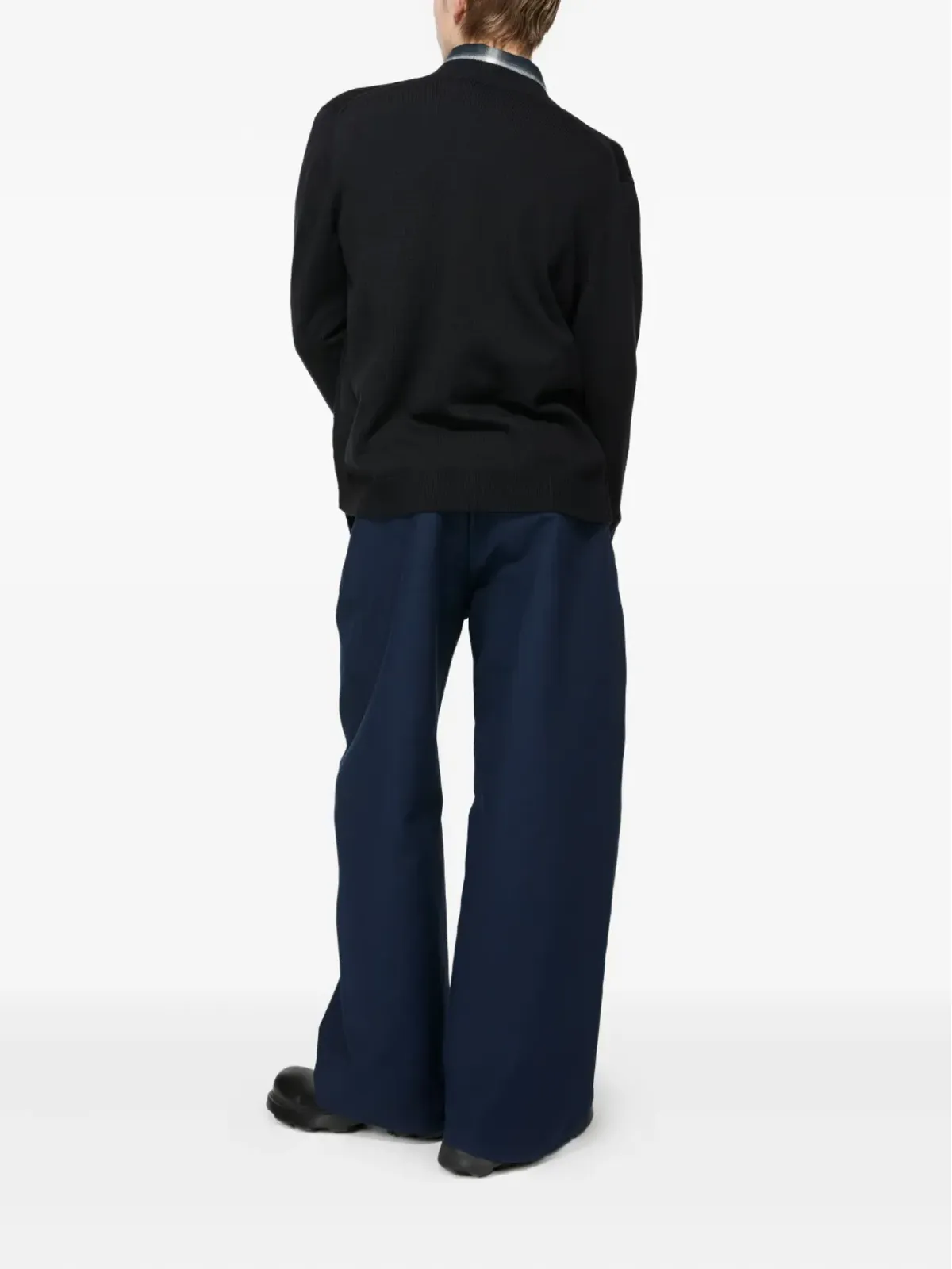 Acne Studios リブ編みボタンアップカーディガン - 画像3