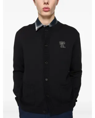 Acne Studios リブ編みボタンアップカーディガン - サムネイル4