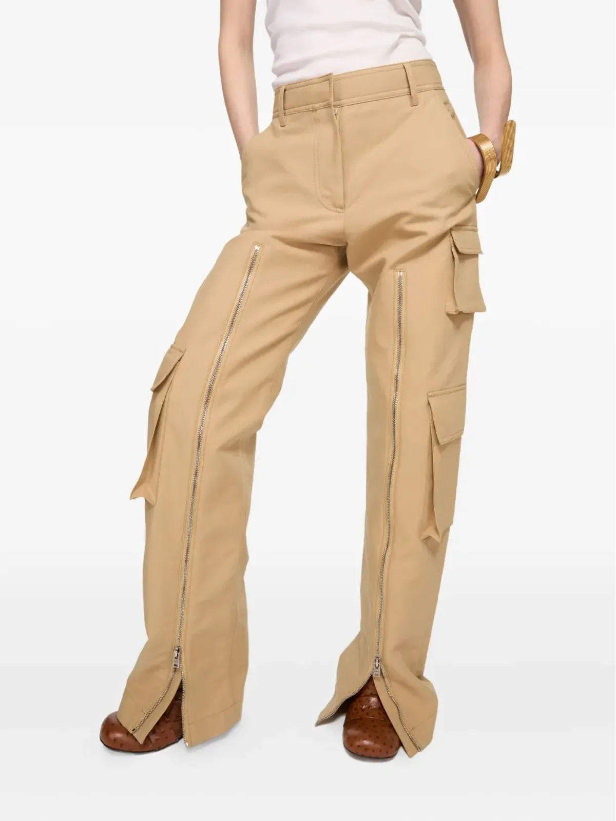 Acne Studios ジップディテールカーゴパンツ - 画像4
