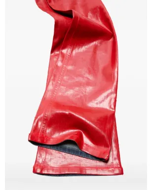Acne Studios ラテックスライクなフレアパンツ - サムネイル5