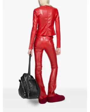 Acne Studios ラテックスライクなフレアパンツ - サムネイル3