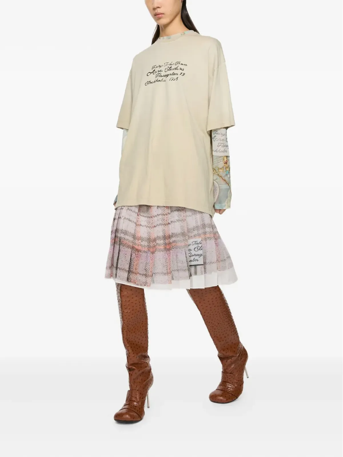 Acne Studios グラフィックプリントTシャツ - 画像2