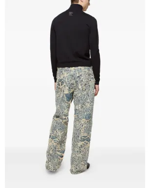 Acne Studios ハイネックジップアップカーディガン ブラック - サムネイル3
