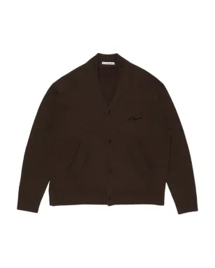 Acne Studios 刺繍ロゴ入りボタン留めカーディガン - サムネイル1