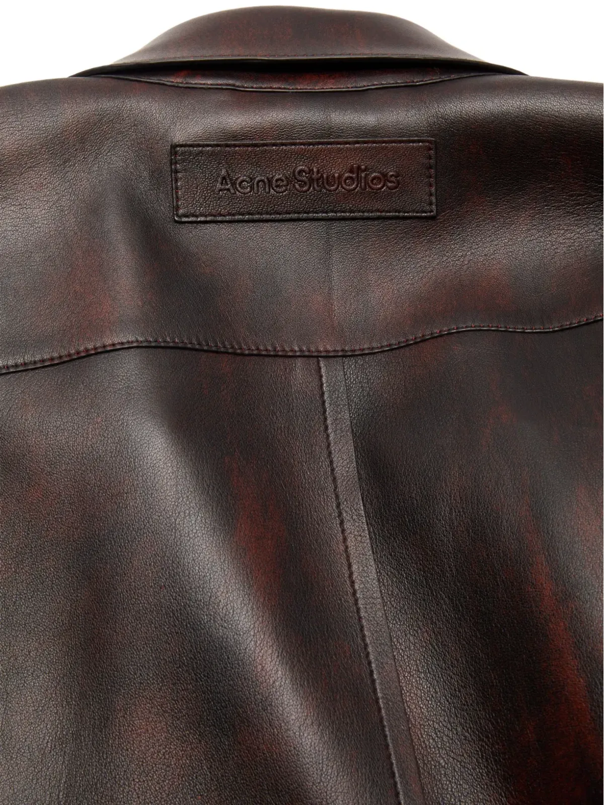 Acne Studios レザーシャツジャケット - 画像5
