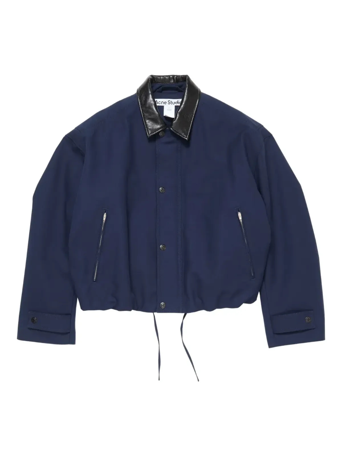 ACNE STUDIOS ネイビー ボンバー ジャケット - 画像1