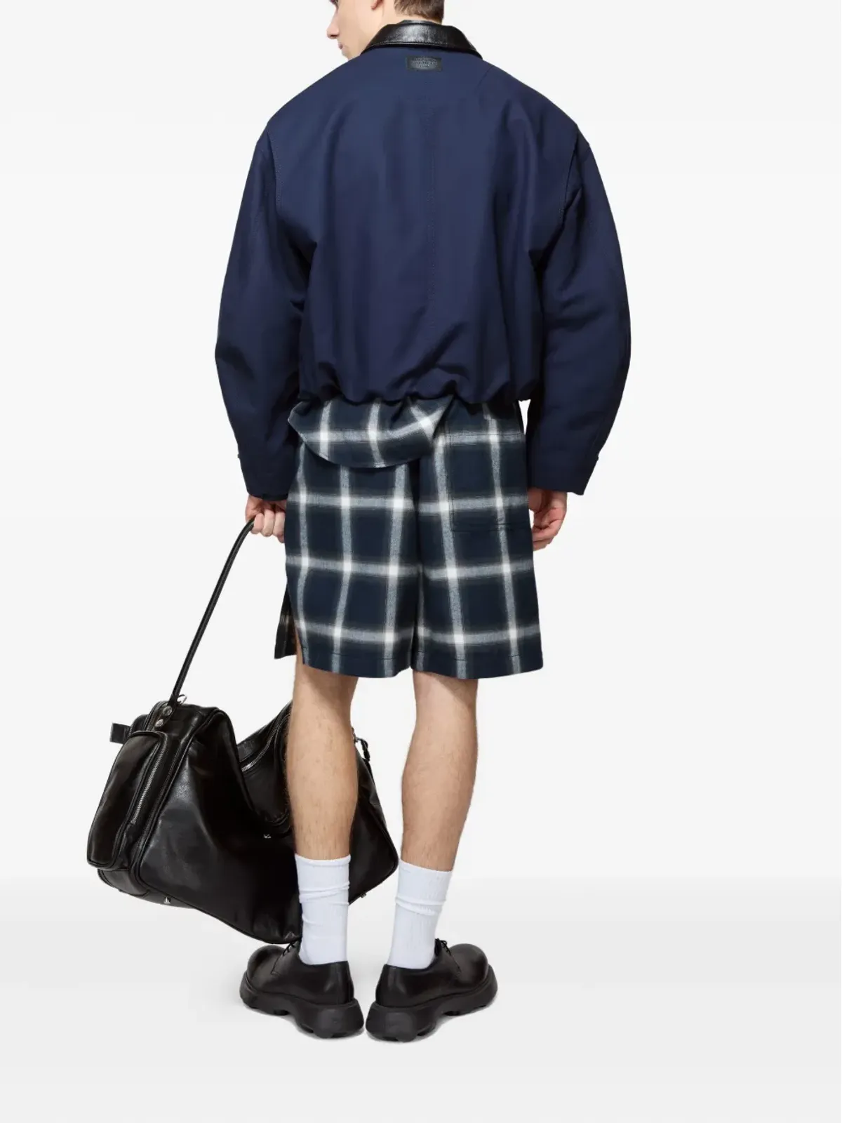 ACNE STUDIOS ネイビー ボンバー ジャケット - 画像3