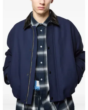 ACNE STUDIOS ネイビー ボンバー ジャケット - サムネイル4