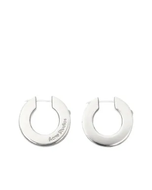 Acne Studios エングレーブドロゴのフープピアス - サムネイル1