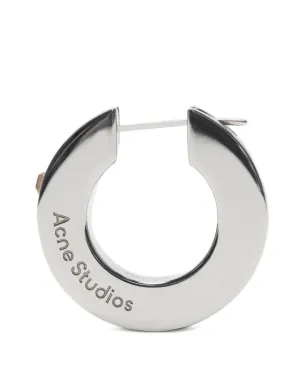 Acne Studios エングレーブドロゴのフープピアス - サムネイル3