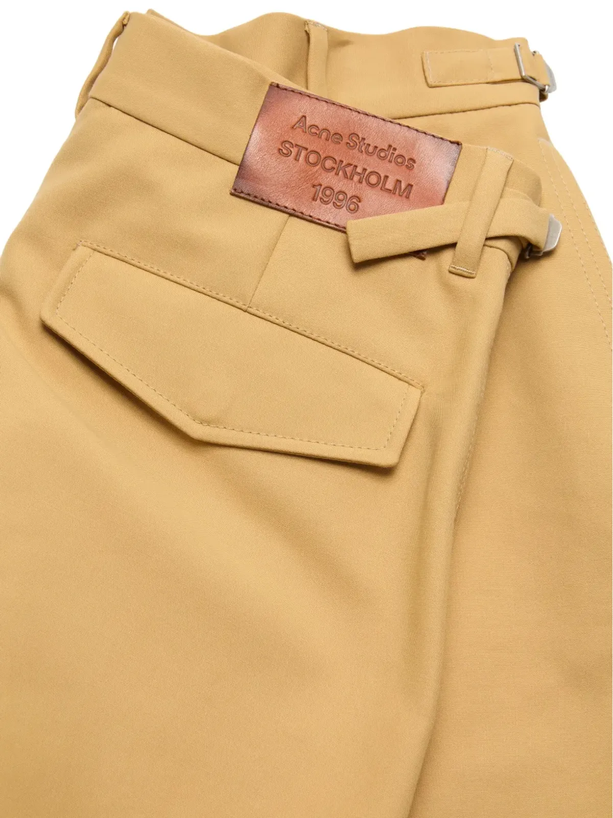Acne Studios ロゴパッチショーツ - 画像5