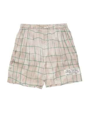 Acne Studios チェック柄ショーツ - ピンク - サムネイル1