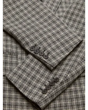 Acne Studios チェック柄ウールブレザー - サムネイル5