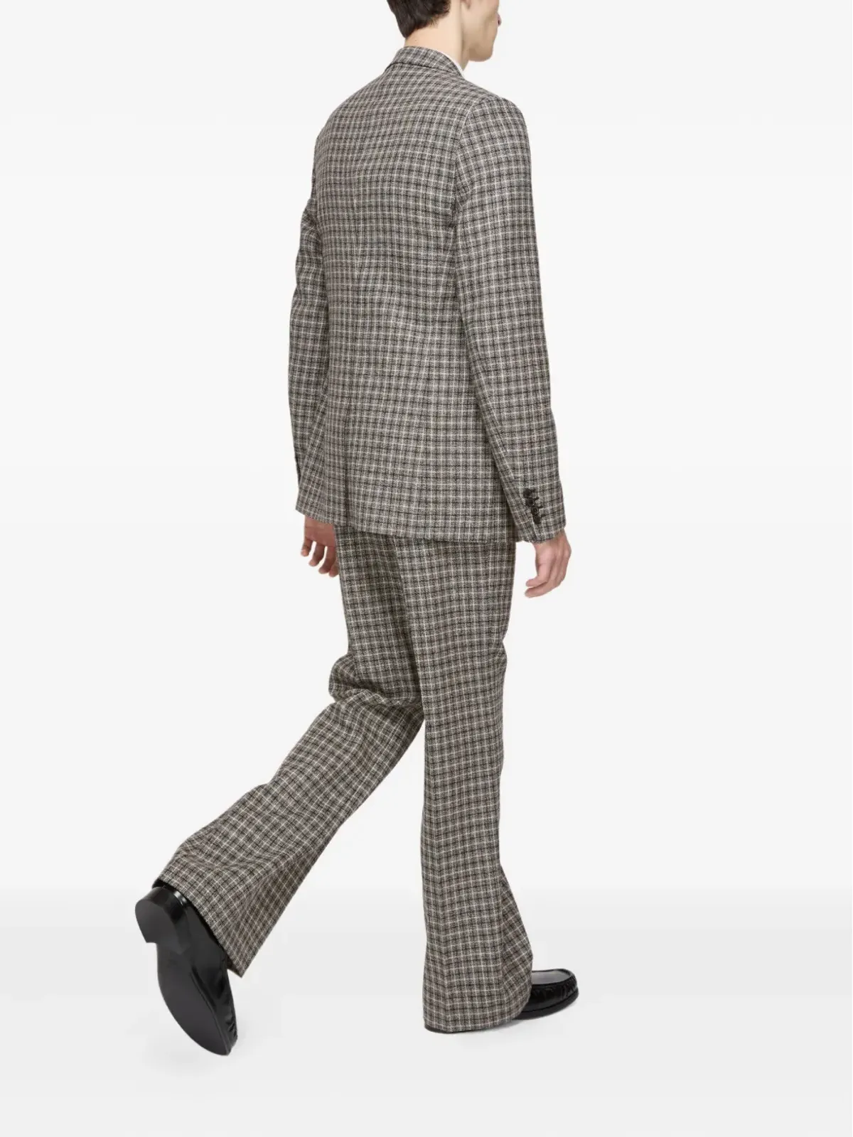 Acne Studios チェック柄ウールブレザー - 画像3